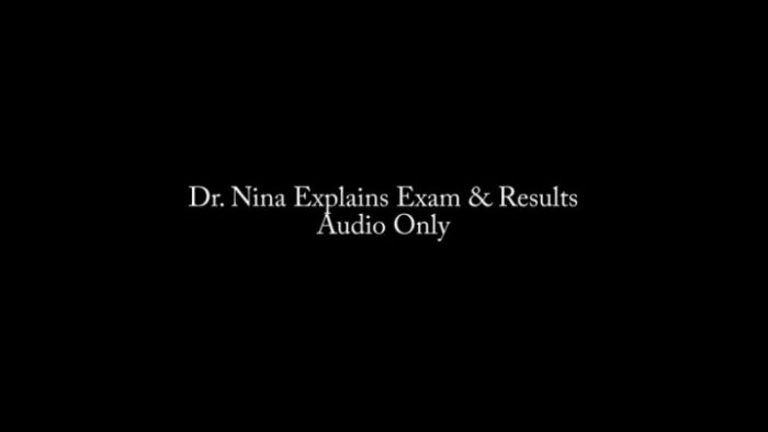 Cover 2 Nina Crowne - Dr. Nina Explains Exam and Results AUDIO - Full HD/MP4