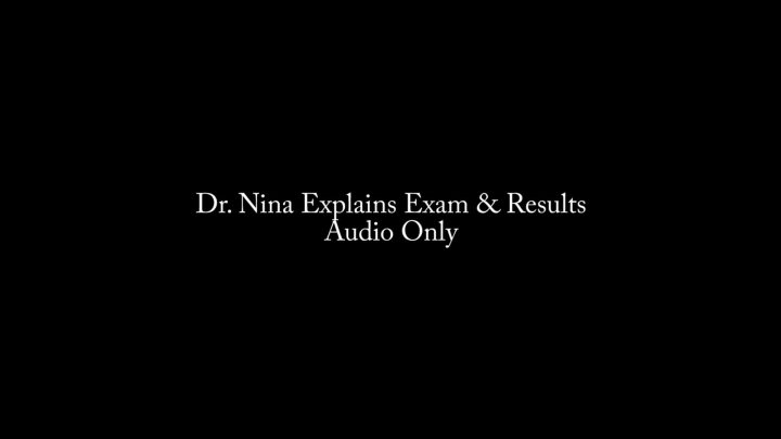 Cover 4 Nina Crowne - Dr. Nina Explains Exam and Results AUDIO - Full HD/MP4
