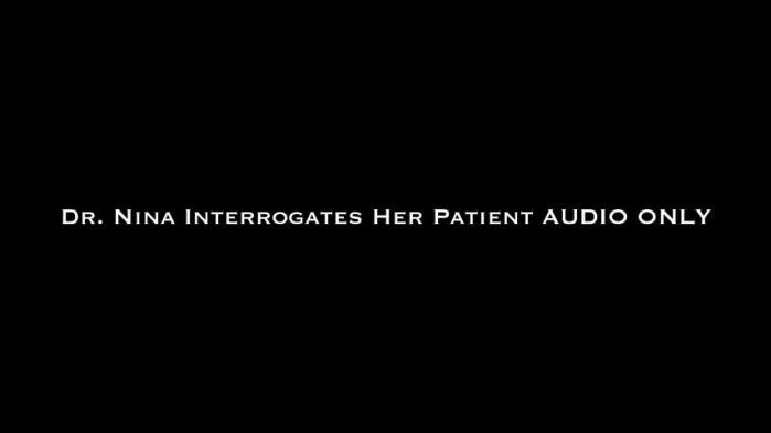 Cover 2 Nina Crowne - Dr Nina Interrogates Her Patient AUDIO - Full HD/MP4