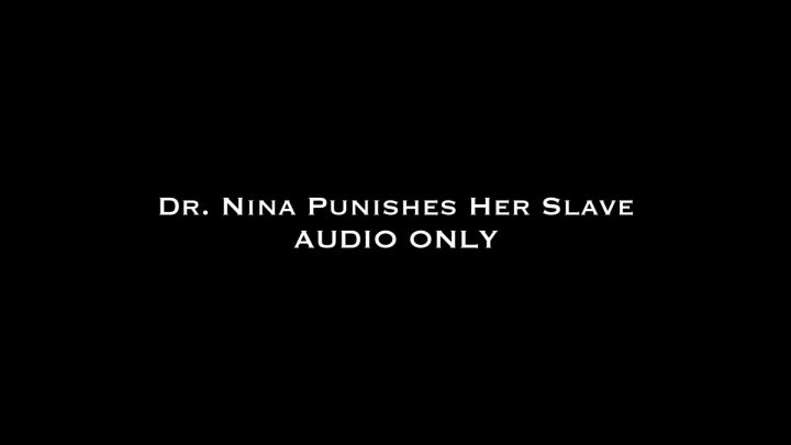 Cover 3 Nina Crowne - Dr. Nina Punishes Her Slave AUDIO ONLY - Full HD/MP4