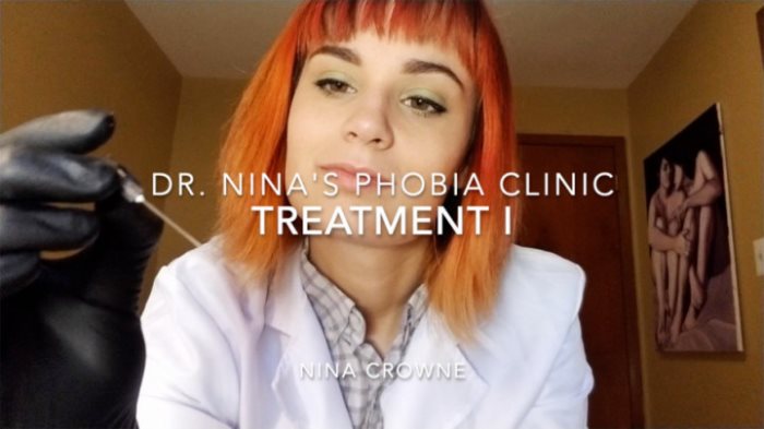 Cover 2 Nina Crowne - Dr. Nina's Phobia Clinc: Treatment I - HD/MP4