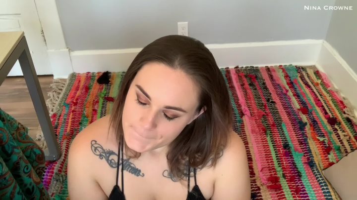 Cover 3 Nina Crowne - Dumb Slut Begs to Suck Cock and Serve - Full HD/MP4
