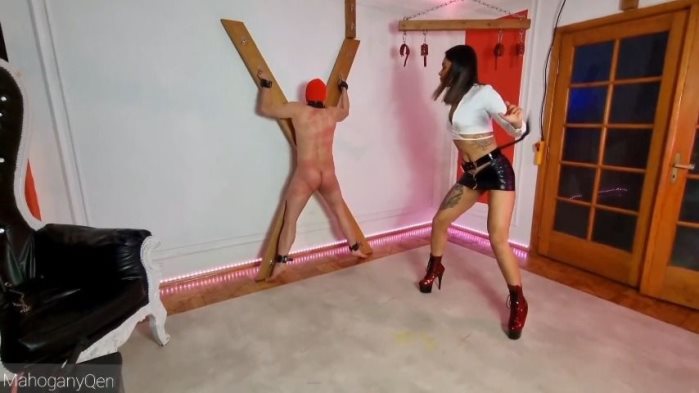 Cover 2 MahoganyQen - Ebony Mistress Corporal Punishment - Full HD/MP4