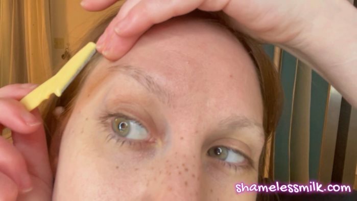 Cover 2 moreshameless - Eyebrow Shaving ASMR - Full HD/MP4