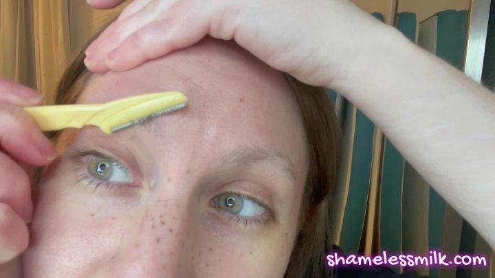 Cover 3 moreshameless - Eyebrow Shaving ASMR - Full HD/MP4