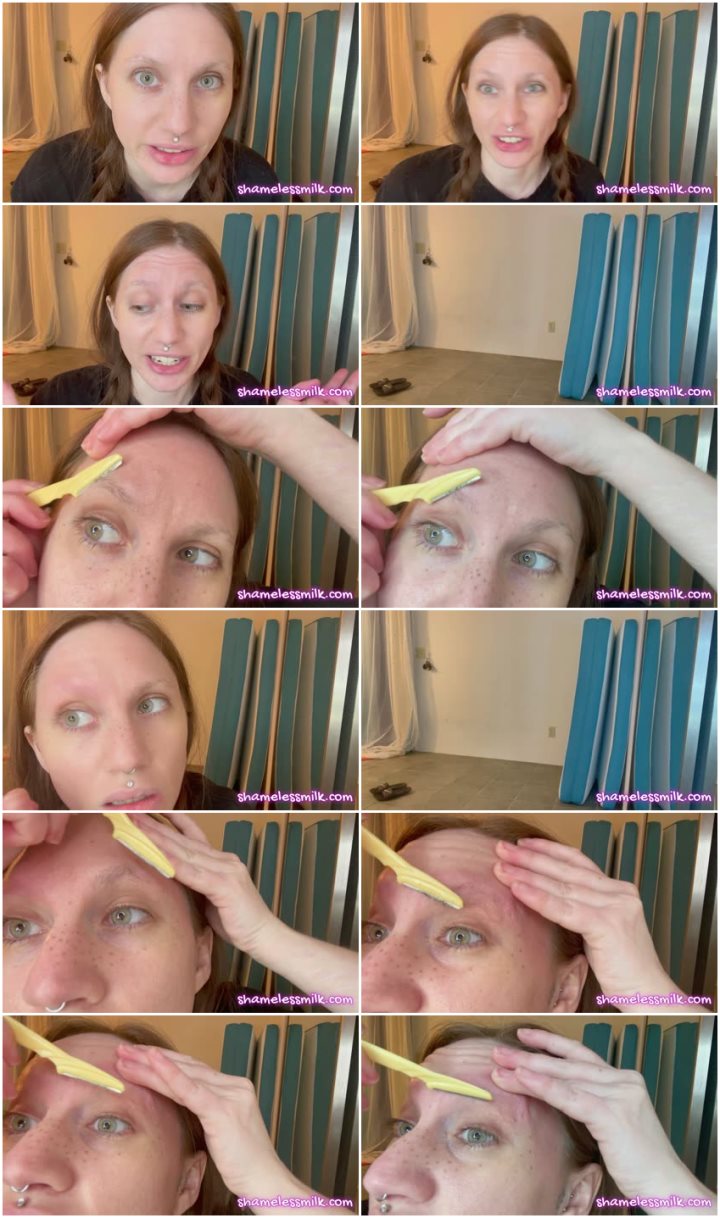 Screenlist moreshameless - Eyebrow Shaving ASMR - Full HD/MP4