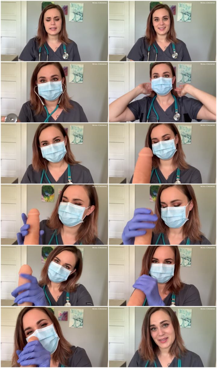 Screenlist Nina Crowne - Fertility Doctor Gives Gloved Handjob - Full HD/MP4