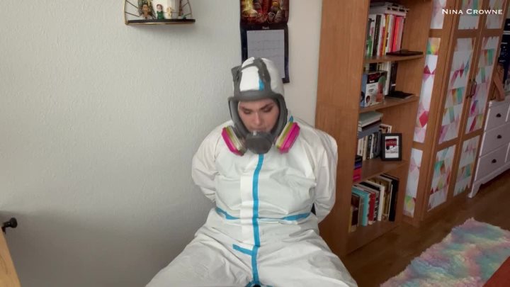 Cover 4 Nina Crowne - Gas Mask Breath & Orgasm Control - HD/MP4