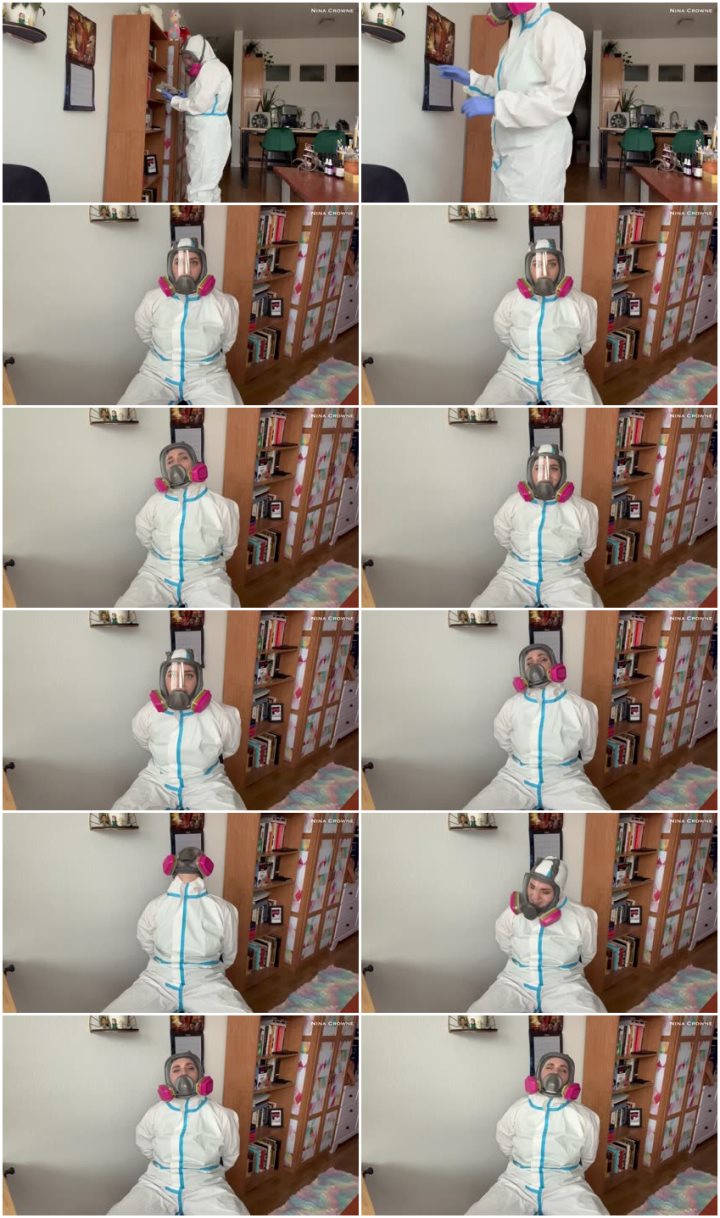 Screenlist Nina Crowne - Gas Mask Breath & Orgasm Control - HD/MP4