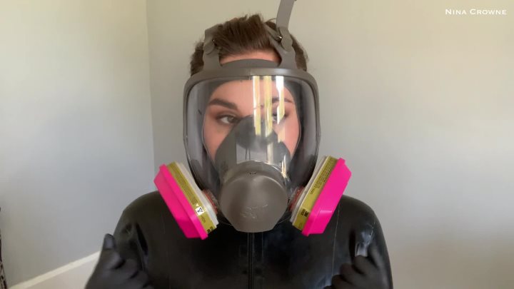 Cover 3 Nina Crowne - Gas Mask Orgasms Fantasy - Full HD/MP4