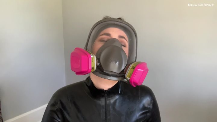 Cover 4 Nina Crowne - Gas Mask Orgasms Fantasy - Full HD/MP4
