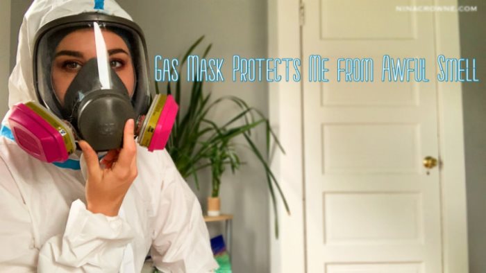 Cover 2 Nina Crowne - Gas Mask Saves Me from Awful Smell - Full HD/MP4