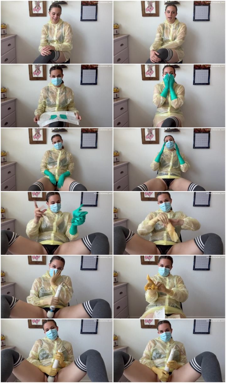 Screenlist Nina Crowne - GF Cums While Wearing Mask & Gloves - Full HD/MP4