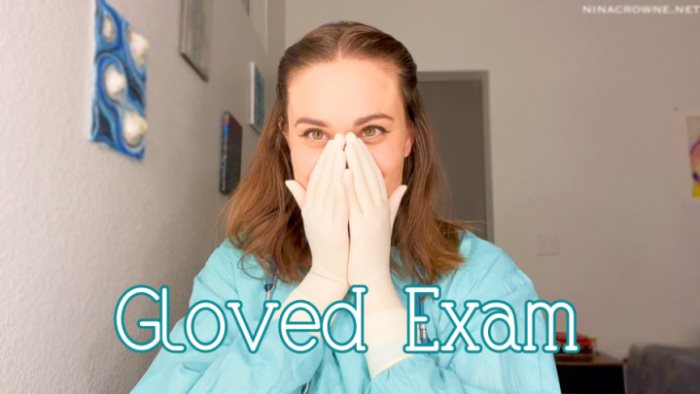 Cover 2 Nina Crowne - Gloved Exam - Full HD/MP4