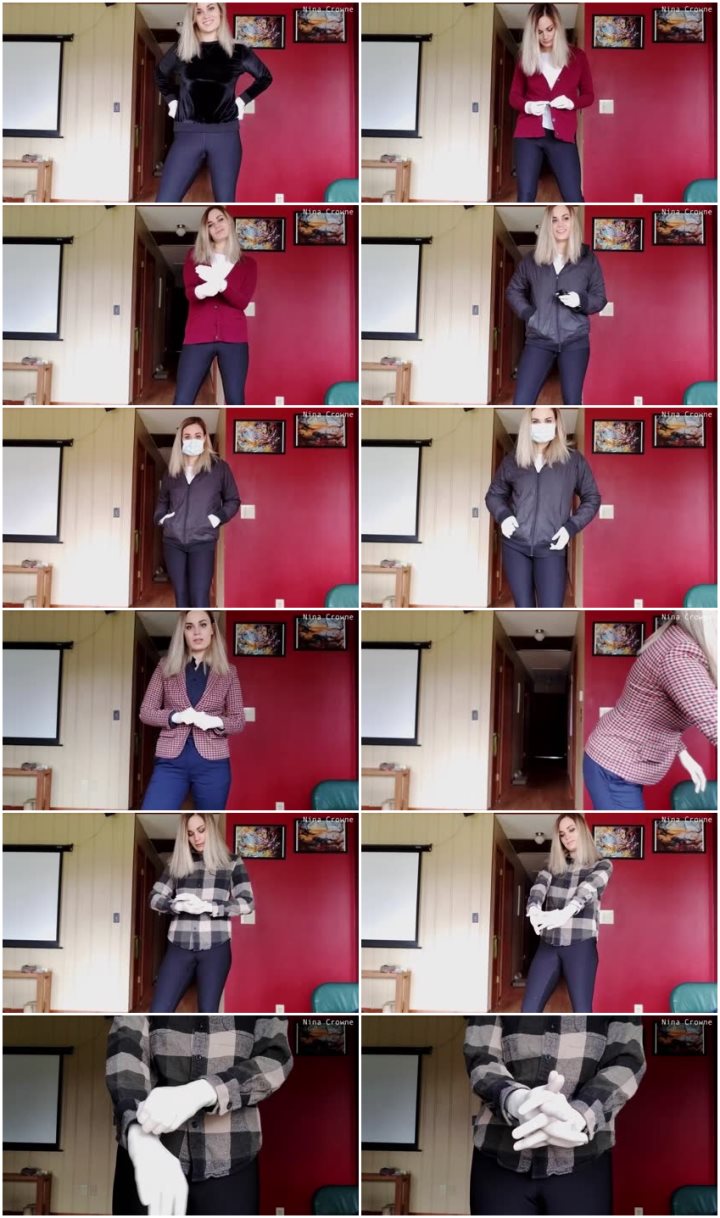 Screenlist Nina Crowne - Gloved Fashion Show II - HD/MP4