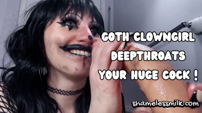 Cover 2 moreshameless - Goth Clown Deepthroats Ur Huge Cock - Full HD/MP4