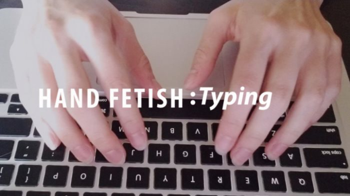 Cover 2 Nina Crowne - Hand Fetish: Typing - Full HD/MP4