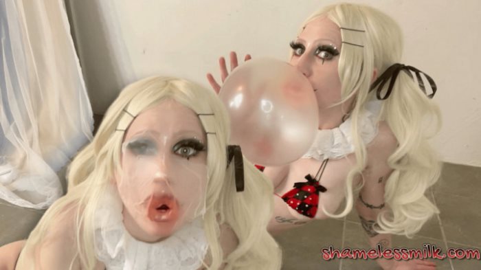 Cover 2 moreshameless - Harley Quinn Bubblegum Blowing & Popping - Full HD/MP4
