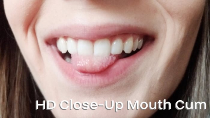 Cover 2 Nina Crowne - HD Close-Up Mouth Cum - HD/MP4