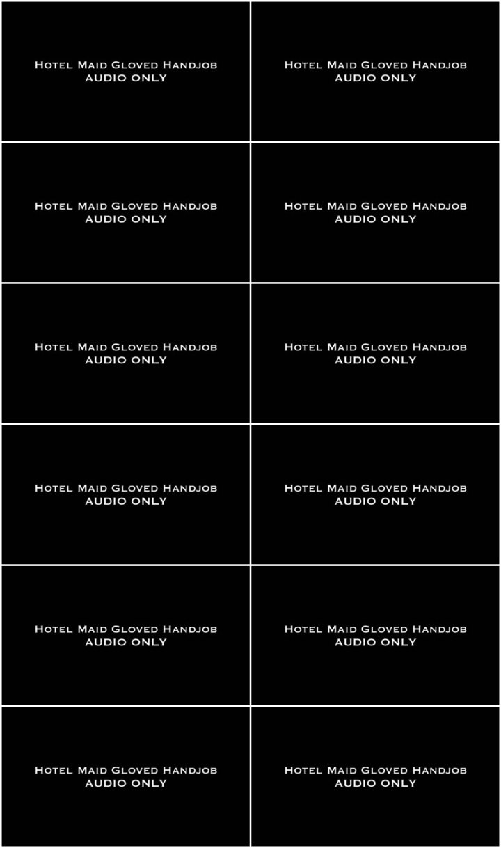 Screenlist Nina Crowne - Hotel Maid Gloved Handjob AUDIO ONLY - HD/MP4
