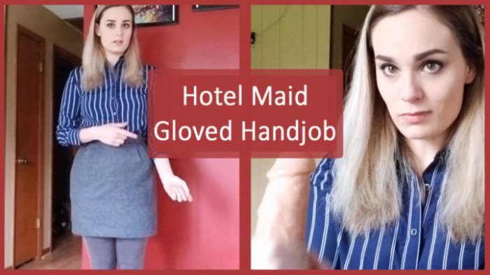 Cover 2 Nina Crowne - Hotel Maid Gloved Handjob - HD/MP4