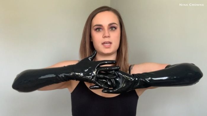 Cover 2 Nina Crowne - How to Put on Latex Opera Gloves - Full HD/MP4