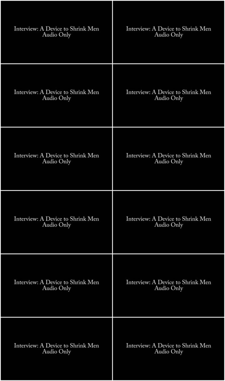 Screenlist Nina Crowne - Interview: A Device to Shrink Men AUDIO - HD/MP4