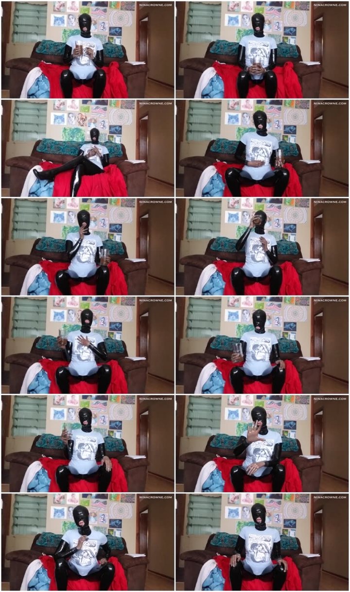 Screenlist Nina Crowne - Latex Domme Tells Bar Story - HD/MP4