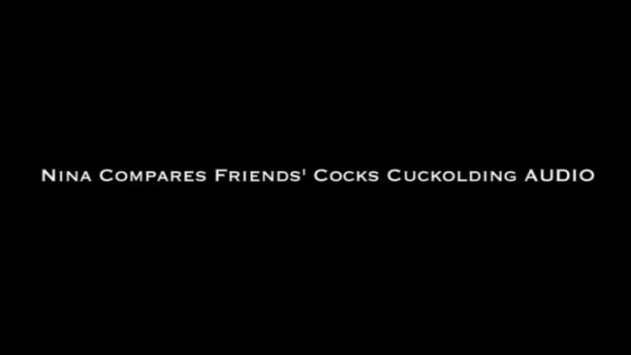 Cover 2 Nina Crowne - Nina Compares Friends' Cocks Cuck AUDIO - HD/MP4