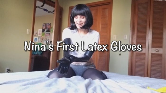 Cover 2 Nina Crowne - Nina's First Latex Gloves - HD/MP4