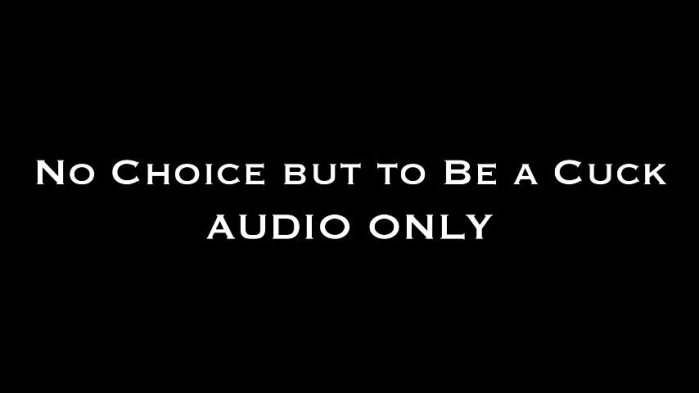 Cover 2 Nina Crowne - No Choice but to Be a Cuck AUDIO ONLY - Full HD/MP4