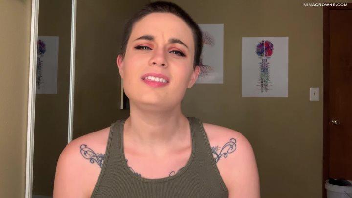 Cover 3 Nina Crowne - Pathetic Humiliation Porn Addict FemDom - Full HD/MP4