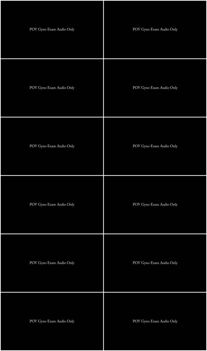 Screenlist Nina Crowne - POV Gyno Exam AUDIO - Full HD/MP4