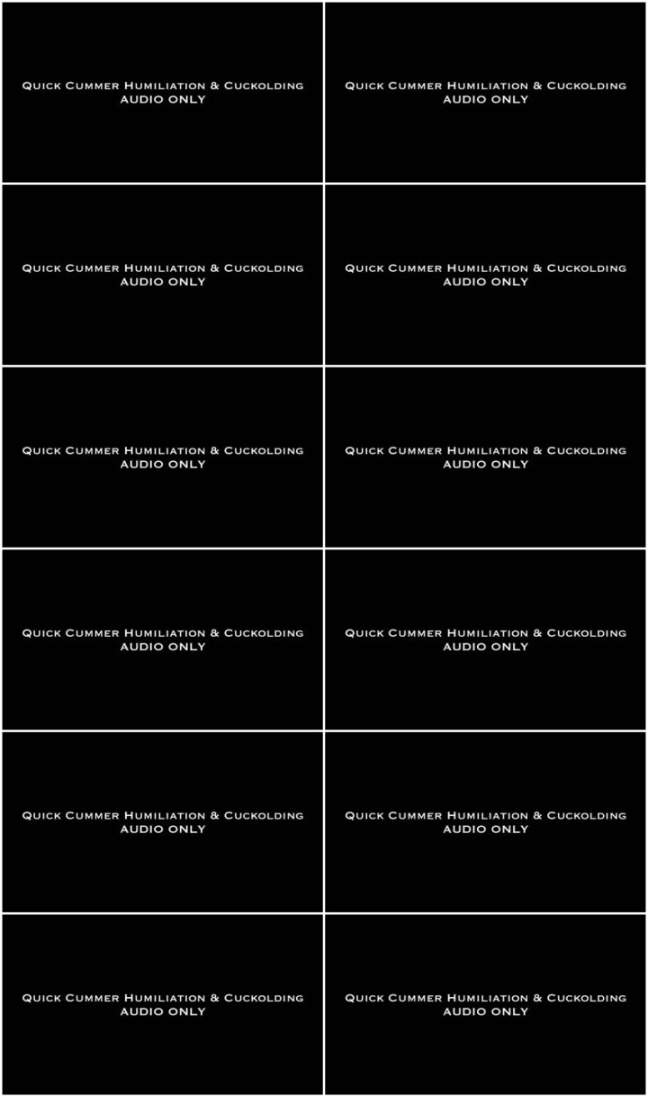 Screenlist Nina Crowne - Quick Cummer Humiliation AUDIO ONLY - HD/MP4