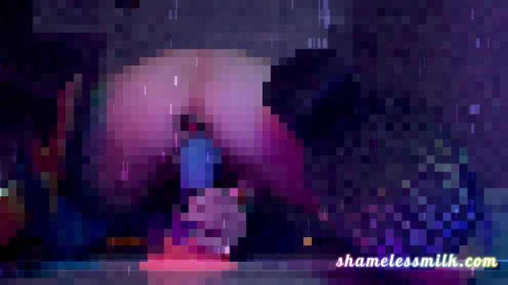 Cover 4 moreshameless - RAINBOW PIXEL PUMPER BETA SAFE BOOTWEARIN' CLOWN DILDO RIDE - Full HD/MP4