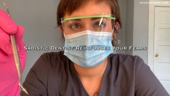 Cover 2 Nina Crowne - Sadistic Dentist Reinforces Your Fears - HD/MP4