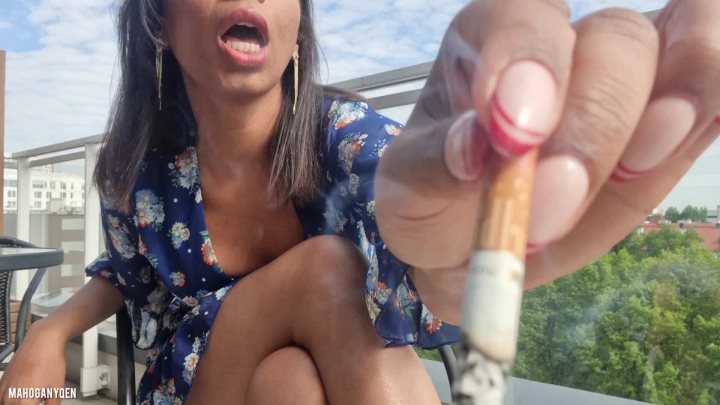 Cover 3 MahoganyQen - Smoking and teasing you with my feet | MahoganyQen - Full HD/MP4