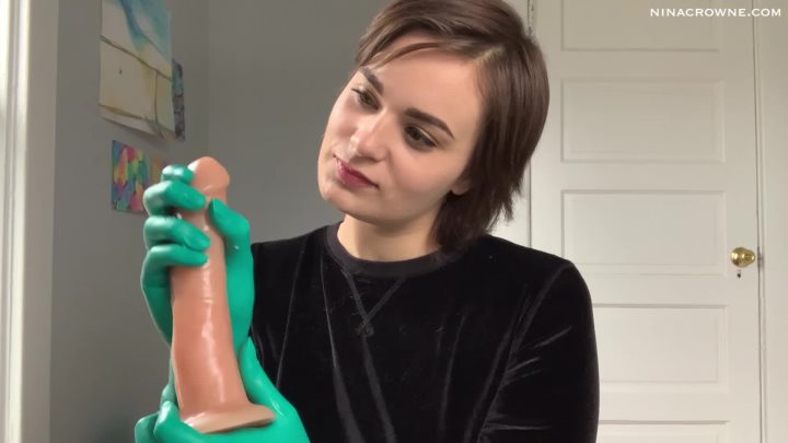 Cover 4 Nina Crowne - Surgical Gloves Handjob & JOI - Full HD/MP4
