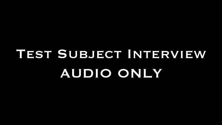 Cover 4 Nina Crowne - Test Subject Interview AUDIO ONLY - Full HD/MP4