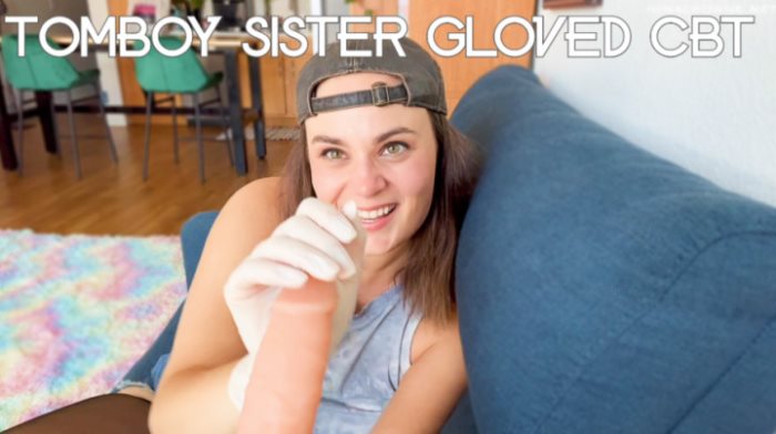 Cover 2 Nina Crowne - Tomboy Sister Gloved CBT - Full HD/MP4