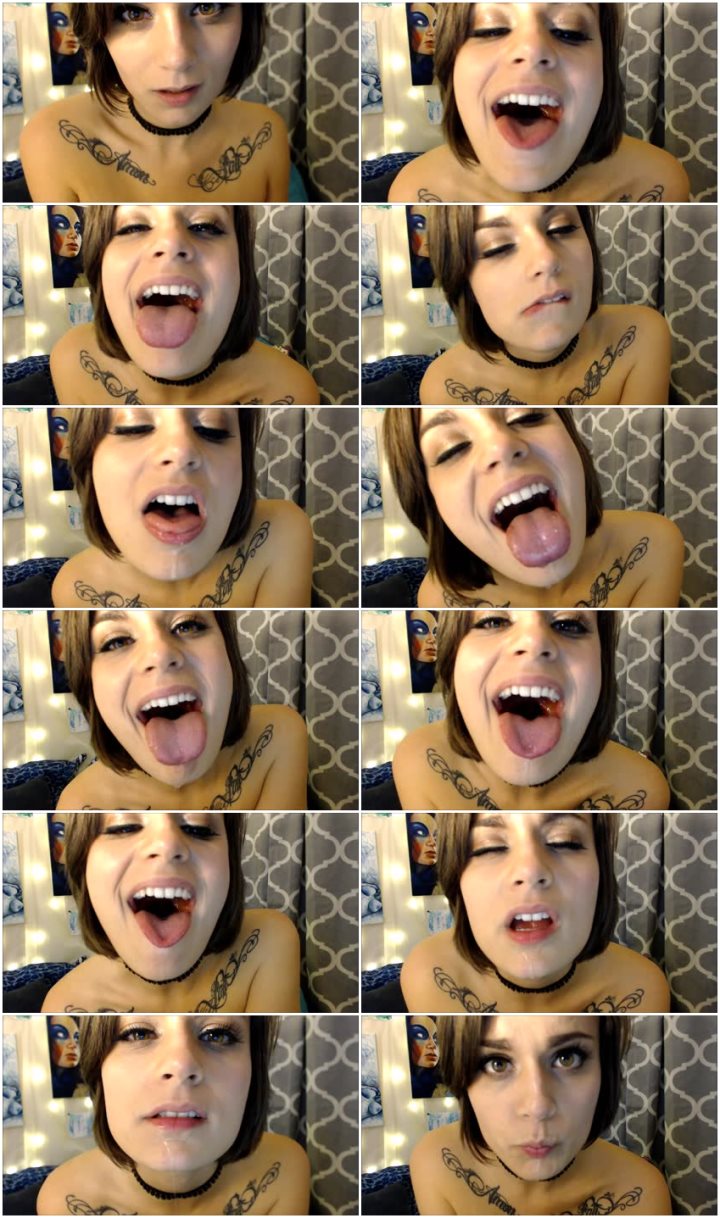 Screenlist Nina Crowne - Tongue Fetish Tease - SD/MP4