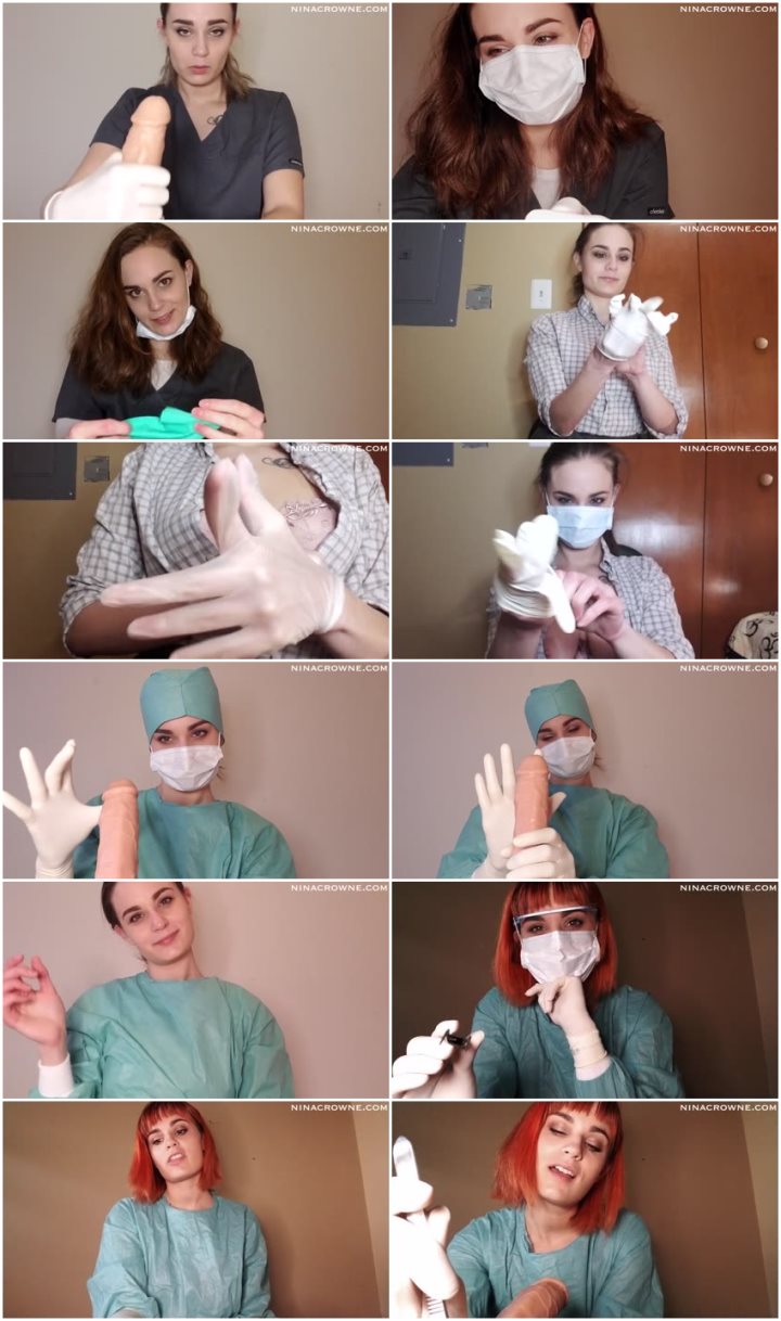 Screenlist Nina Crowne - Top 5 Medical Fetish Videos Package - HD/MP4