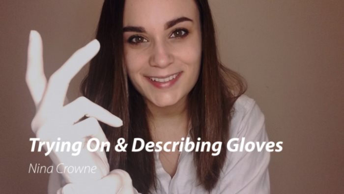 Cover 2 Nina Crowne - Trying On & Describing Gloves - Full HD/MP4