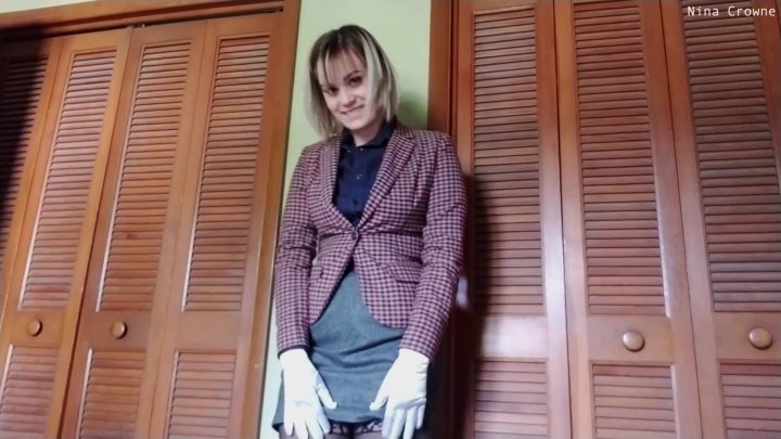 Cover 4 Nina Crowne - Wearing Gloves to Work - Full HD/MP4