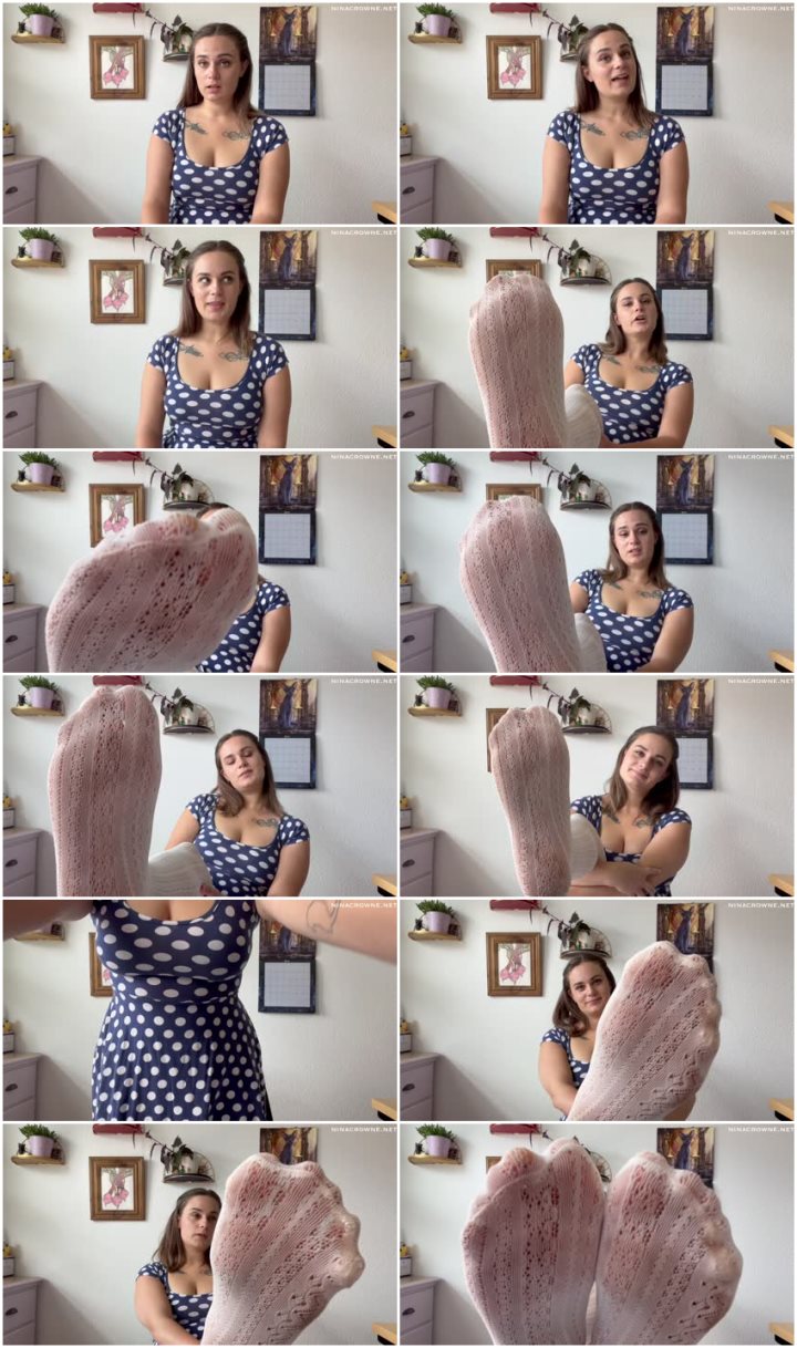 Screenlist Nina Crowne - Worship Your Sister's Pantyhosed Feet - Full HD/MP4