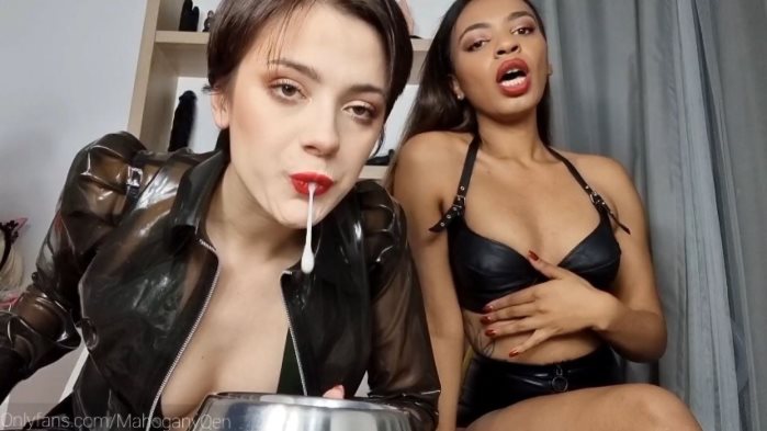 Cover 2 MahoganyQen - You Will Eat Spits For Dinner: Spitting & Extreme Humiliatio - Full HD/MP4