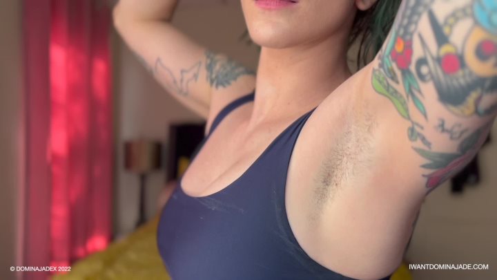 Cover 4 DominaJade - Armpit Humiliation - Home from the Gym - Full HD/MP4