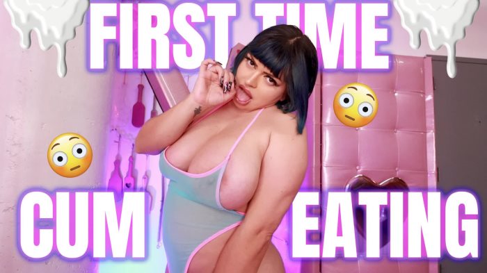 Cover 2 MistressVeronicaVixen - First Time Cum Eating - Full HD/MP4