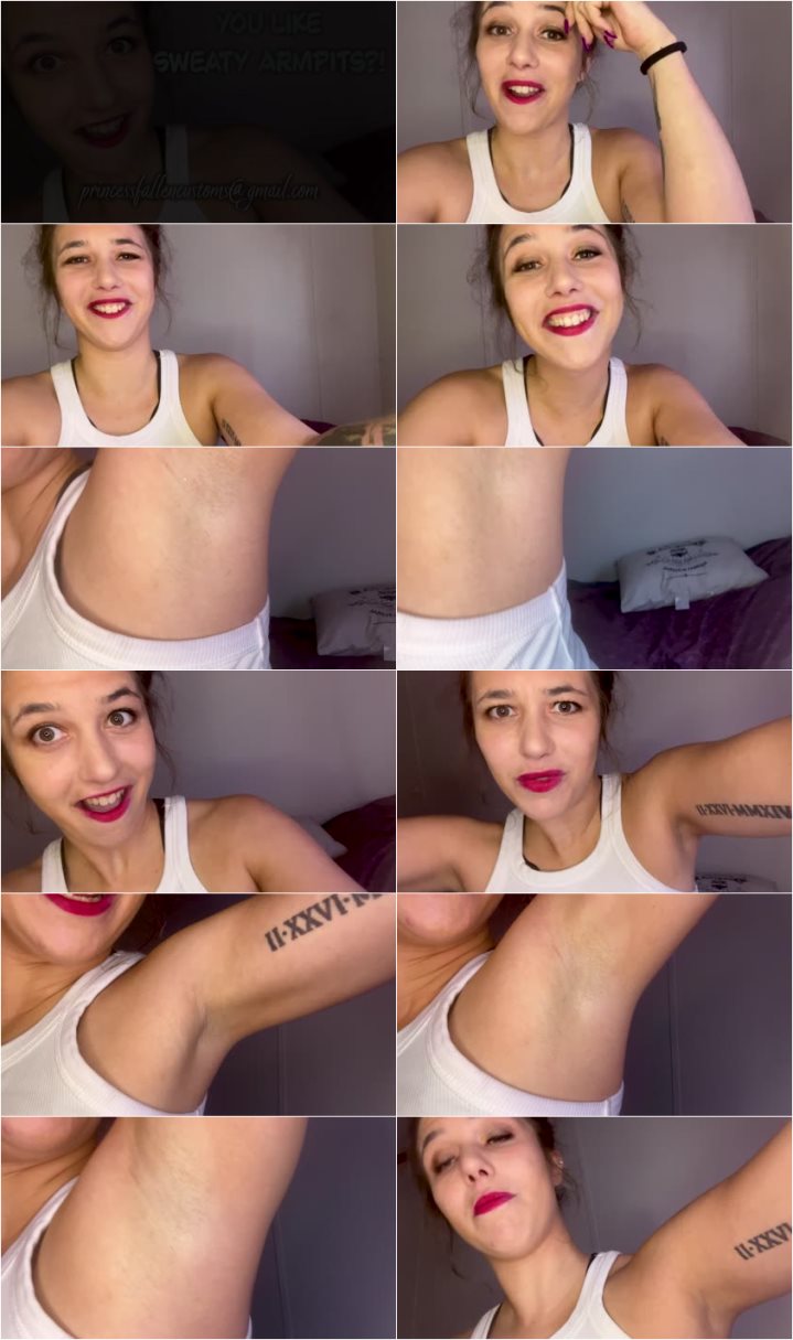 Screenlist princessfallen - You Like Sweaty Armpits? - Full HD/MP4