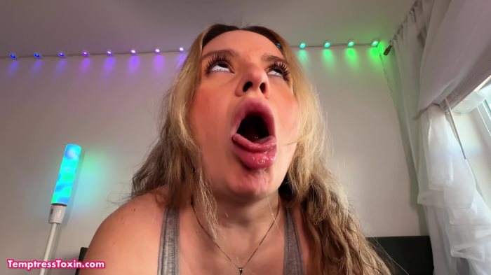 Cover 2 TemptressToxin - POV Spit Bucket - Tapegagged and Covered in Saliva & Snot - Full HD/MP4